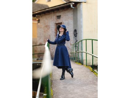 Tmavě modrá - Bella - 105 cm