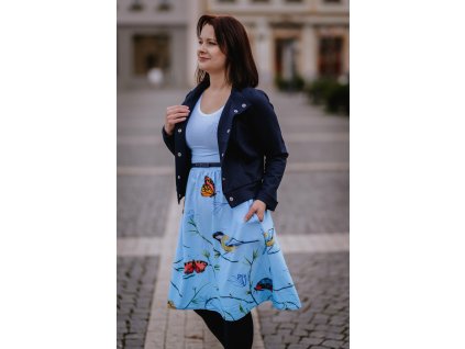 Na větvích světle modrá - Agnes - 96 cm