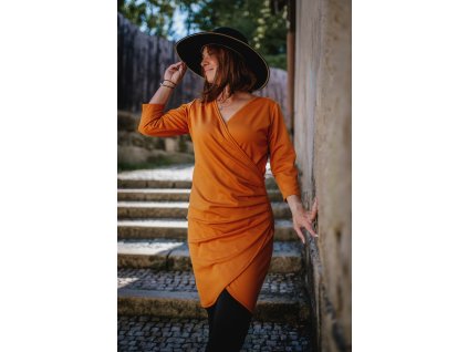 Medově okrové - Milly délka 92cm