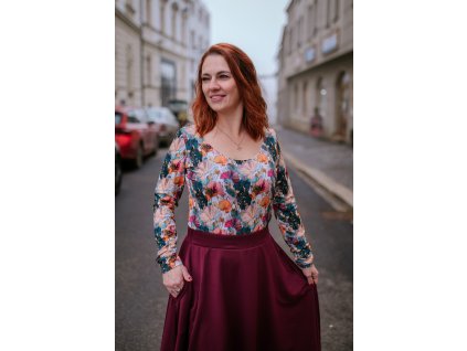 Petrolejovo-zlatá abstrakce - Classic