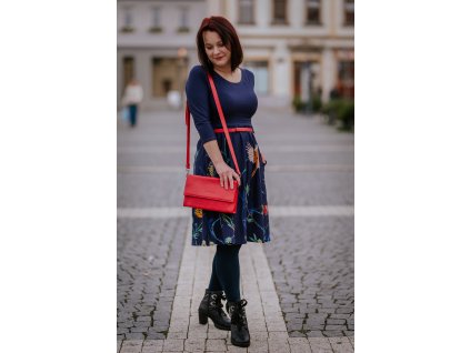 Na větvích tmavě modrá - Agnes - 100cm