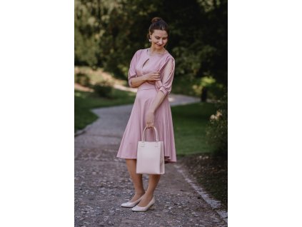 Růžové - Rozálie - délka 100cm