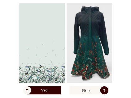 Kolibříci světlá panel - Stella - PRODLOUŽENÁ varianta