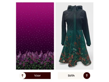 Šeřík fuchsiová panel - Stella - PRODLOUŽENÁ varianta