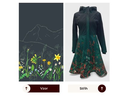 Volání jara antracit - Stella - PRODLOUŽENÁ varianta