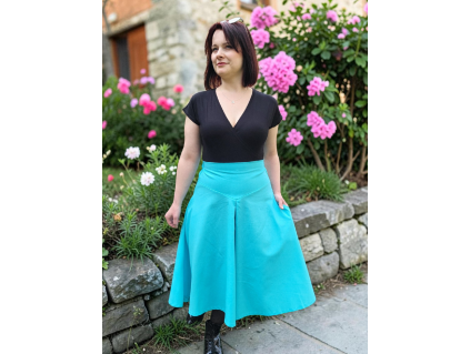 Tyrkysová - Katty - 70 cm