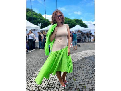 Béžové s limetkovou madeirou - Carmen