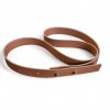 Koňakový hladký - kožený pásek