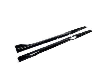 big rocker panels gloss black dodge charger 2015 2021 srt 2