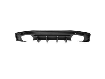 Rear Diffuser with Fins - Single/Quad Exhaust Tips - Gloss Black (CAMARO 16-23 all except ZL1)