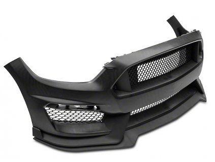GT350 Style Front Bumper - Unpainted (MUSTANG 15-17 EcoBoost, V6, GT)