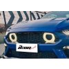big mach1 style led upper grille ford mustang 2018 2023 2