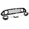 big mach1 style led upper grille ford mustang 2018 2023
