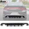 big cs rear bumper diffuser dodge charger 2015 2020 srt jgdattack