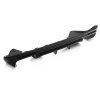 big rear bumper diffuser matte black chevrolet camaro 2016 2023 4
