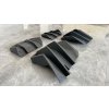 big rear diffuser matte black chevrolet corvette c7 2014 2019 3