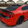 big duckbill roof spoiler gloss black dodge charger 2015 2023 1