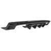Rear Diffuser with Fins - Single/Quad Exhaust Tips - Gloss Black (CAMARO 16-23 all except ZL1)