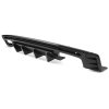 Rear Diffuser with Fins - Single/Quad Exhaust Tips - Gloss Black (CAMARO 16-23 all except ZL1)