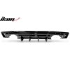 Rear Diffuser with Fins - Single/Quad Exhaust Tips - Gloss Black (CAMARO 16-23 all except ZL1)