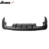 big v1 rear bumper diffuser with fins matte black dodge challenger 2015 2022 jgdattack 3