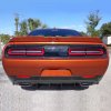 big v1 rear bumper diffuser with fins matte black dodge challenger 2015 2022 jgdattack 4 5