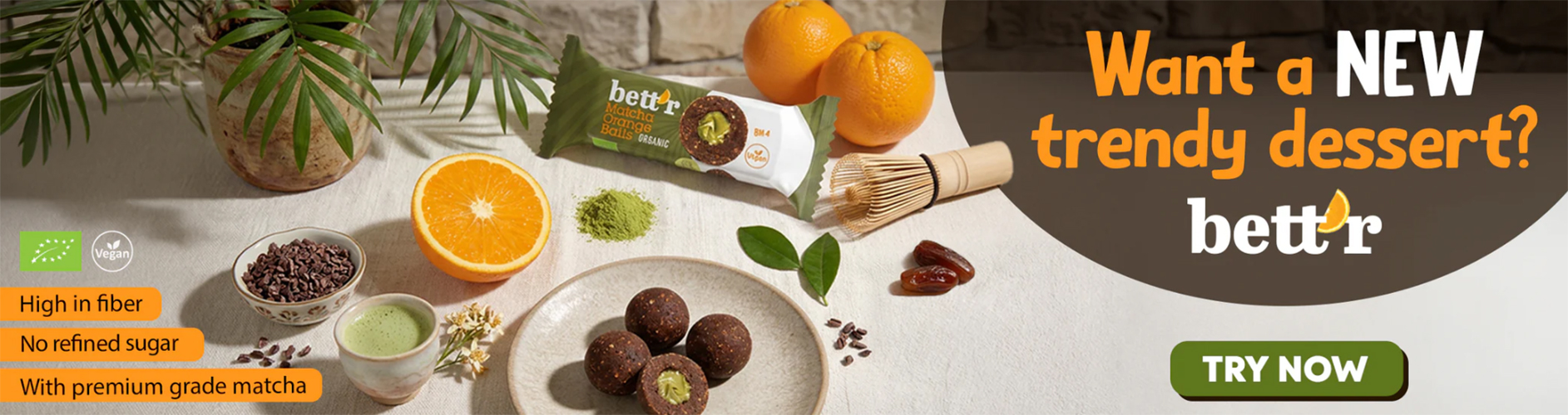 guľôčky matcha orange