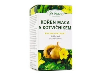 Kapsľa Koreň Maca s Kotvičníkom (60ks) 35g