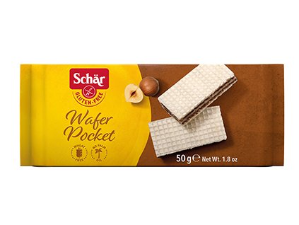 Napolitánky Wafer Pocket orieškové 50g