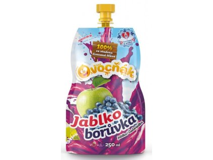 Šťava 100% Jablko čučoriedka 250ml