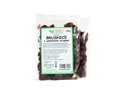 Brusnice s jablkovým sirupom 100g