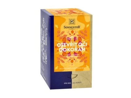 Čaj porc. Mať oči otvorené dokorán - bylinná zmes s korením BIO (18x1,7g) 30,6g