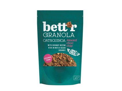 Granola s ovsenými vločkami, mandľami a čoko chips bezgluténová BIO 300g