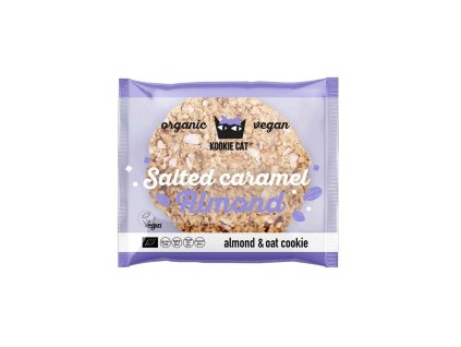 KOOKIE CAT mandľa slaný karamel bezgluténový bez cukru BIO 50g