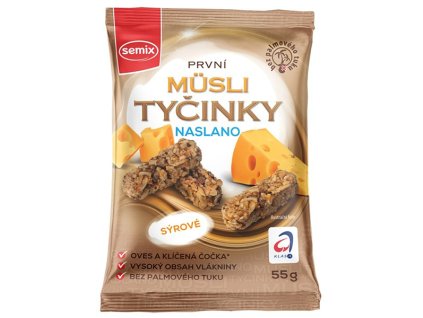 musli tycinky naslano syrove 55g