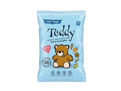 snack kukuricny teddy mrkva tekvica bio 30g
