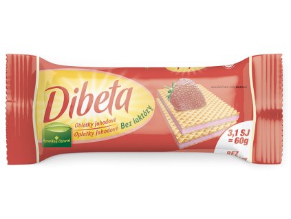 Dibeta Oblatka Jahodova%2060g