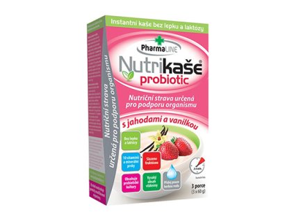 nutrikase jahoda vanilka 3x60g m