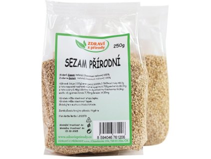 sezam prirodni 250g zp