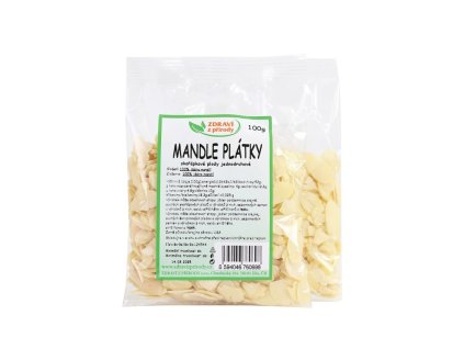mandle platky 100g zp