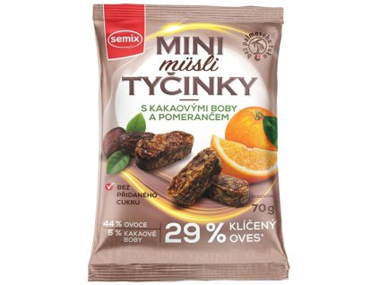 mini musli tycinky s kakao boby