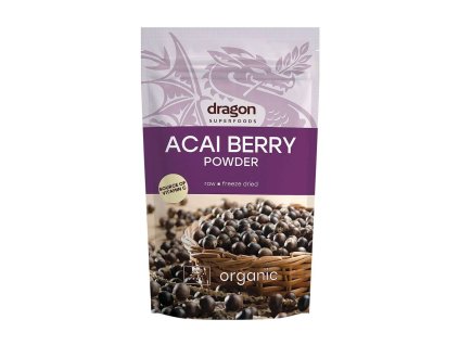 Prášok Acaí 100% mrazom sušený BIO RAW 75g