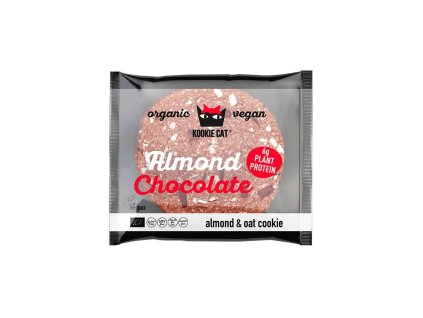 KOOKIE CAT mandľa čokoláda a proteín bezgluténový bez pridaného cukru BIO 50g