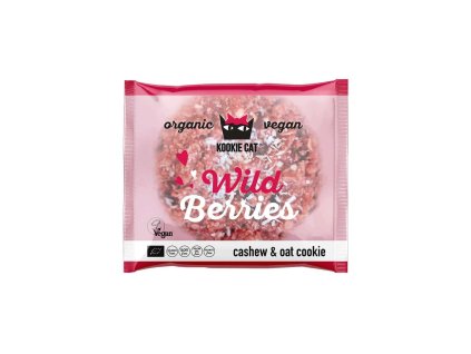 KOOKIE CAT lesné plody bezgluténový bez cukru BIO 50g