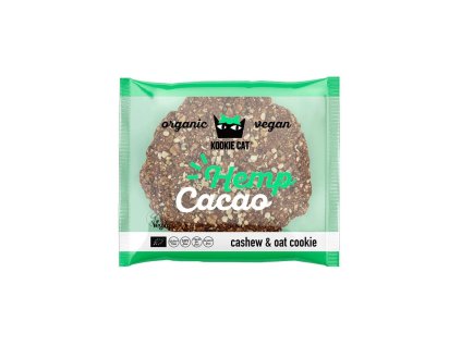 KOOKIE CAT konopné semienko kakao bezgluténový bez cukru BIO 50g
