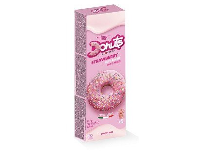 cuorenero donuty s polevou jahod