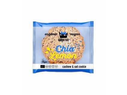 KOOKIE CAT chia citrón bezgluténový bez cukru BIO 50g