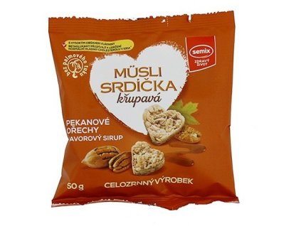 musli srdicka s pekany a javorsi
