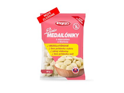 linia medailoniky s amarantom a