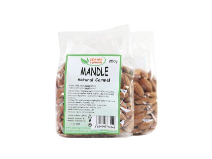 mandle natural carmel 250g zp